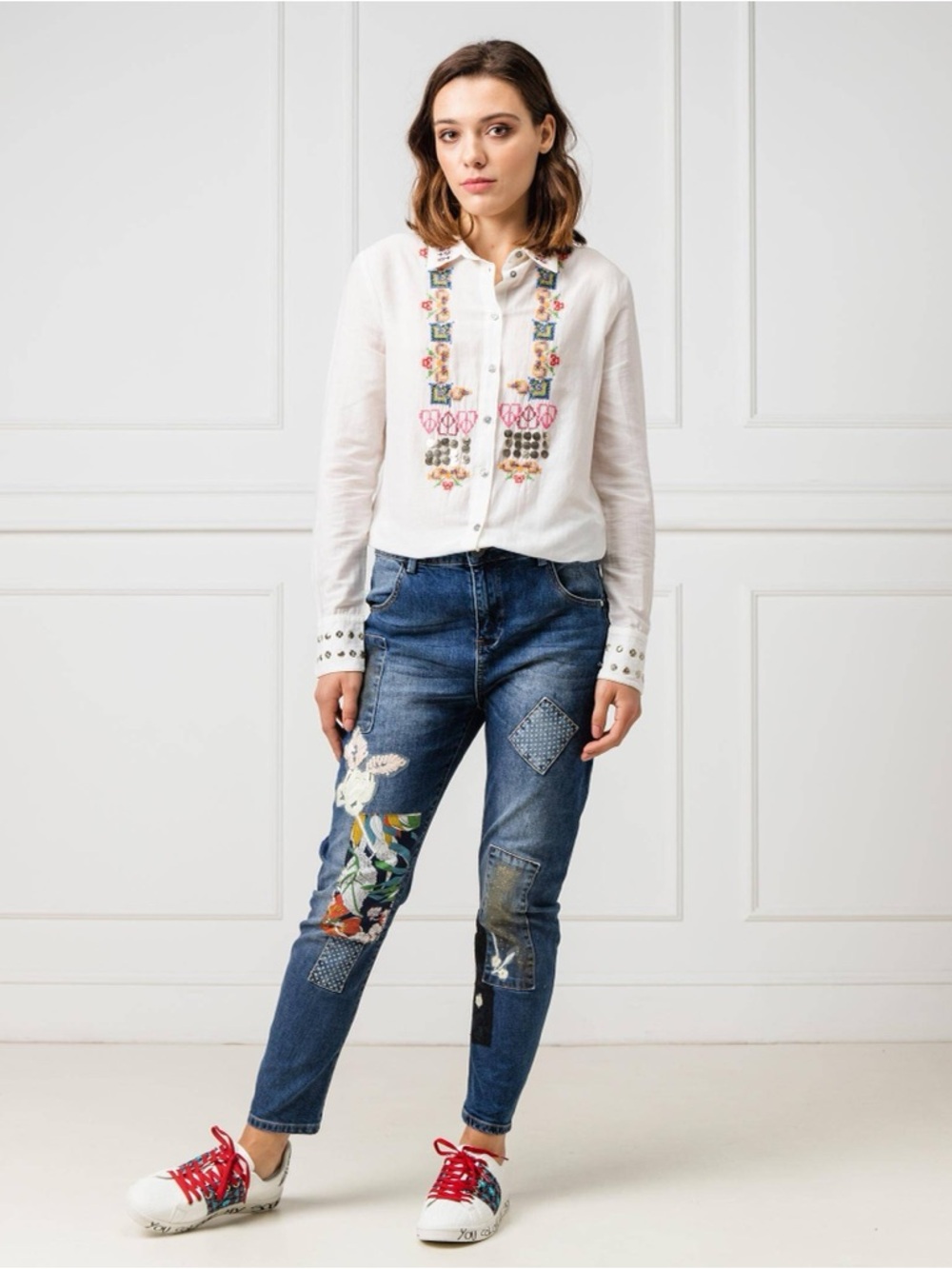 MSRP $160 Desigual MADISON Shirt